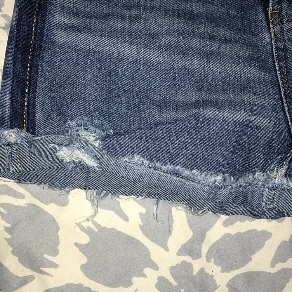 Distressed Jean Shorts - Picture 2 of 4